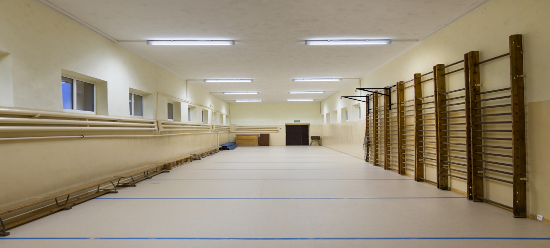Mała sala gimnastyczna w Szkole w Złocieńcu